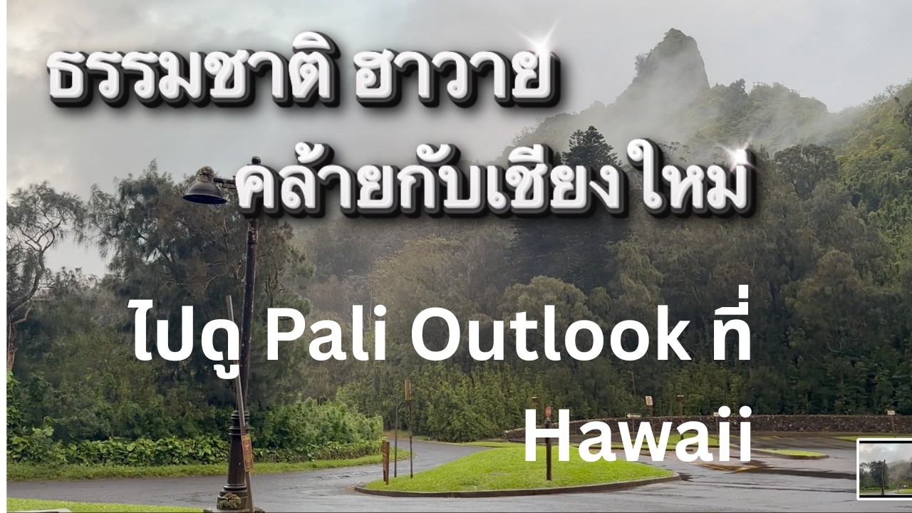 ไปดู Pali Lookout ที่ Hawaii ธรรมชาติคล้ายกับเชียงใหม่