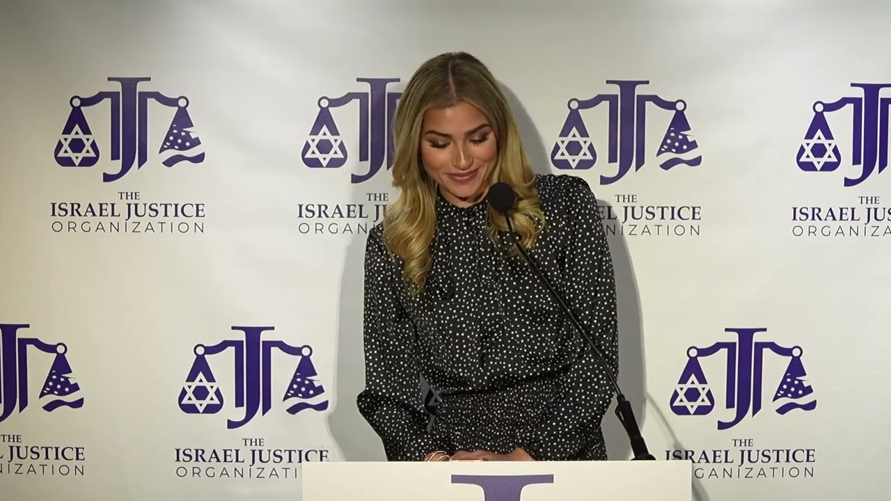 Israel Justice Organization | Debra Lea, Influencer and Pro-Israel Activist, speaks about 