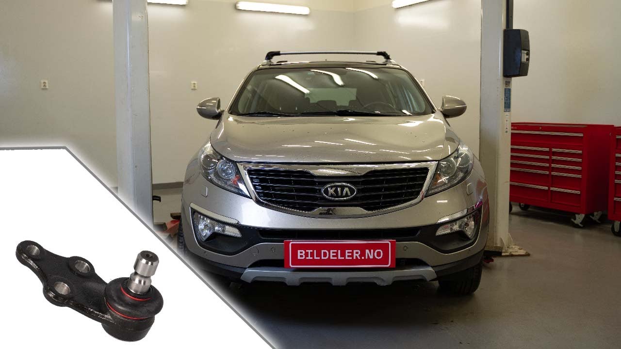 Kia Sportage: Hvordan bytte bærekule foran - 2010 og nyere modeller