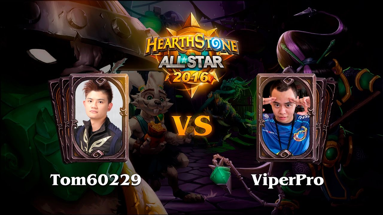 [RU] Tom60229 vs ViperPro | Hearthstone ALLSTAR 2016 | Group D