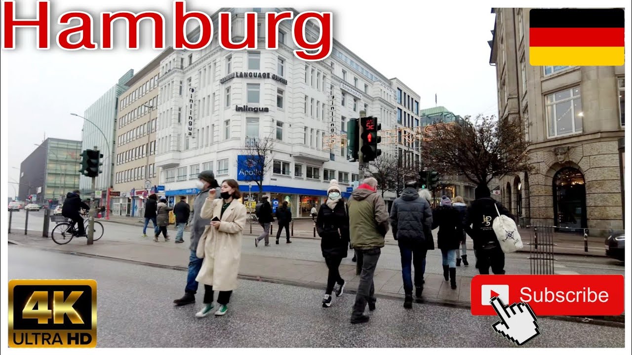 Hamburg, Germany 🇩🇪 - Walking Tour - Hamburg Walk 4K