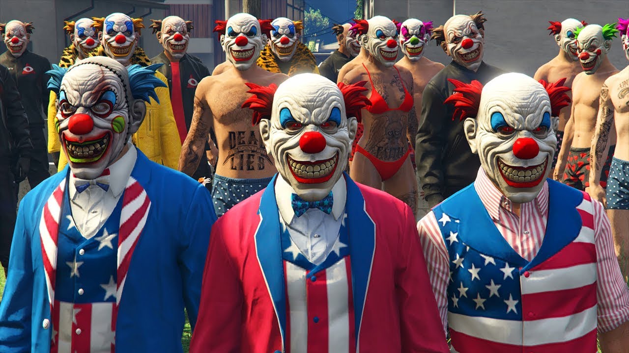 CLOWNS TUEURS EN VILLE