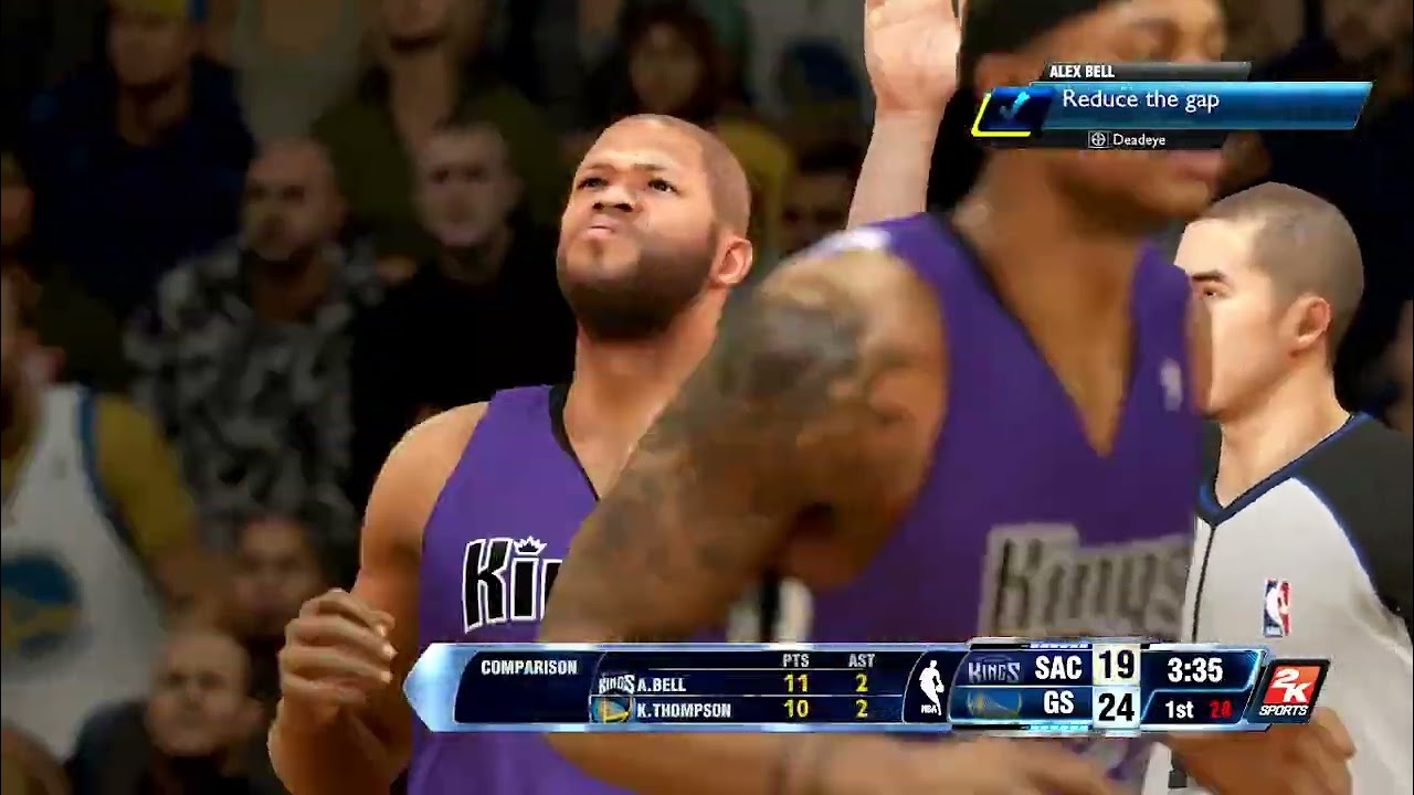NBA 2k14 mycareer klay thompson is killing me