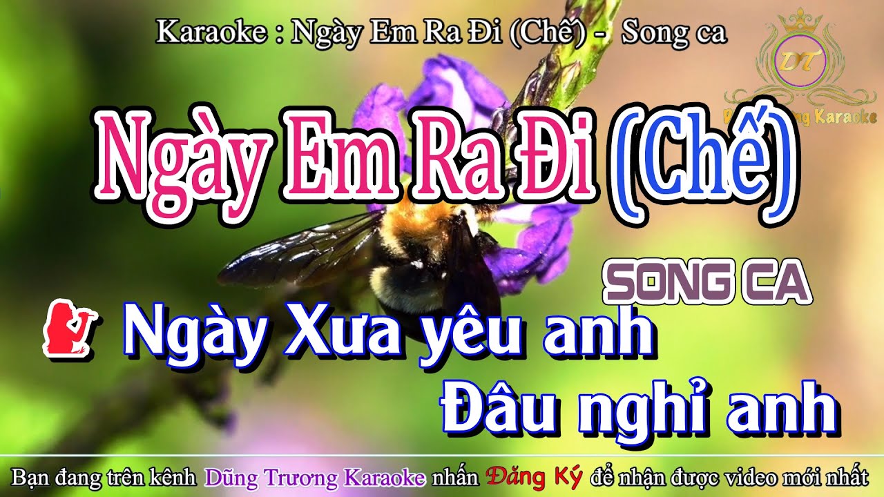 Ngày Em Ra Đi (Chế) Karaoke Song Ca | Dũng Trương