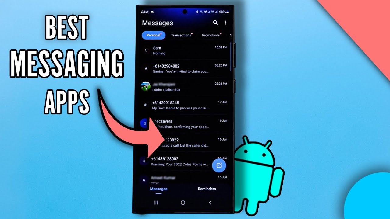 5 лучших приложений для обмена сообщениями на Android &mdash; лучшие приложения для обмена SMS прямо се...