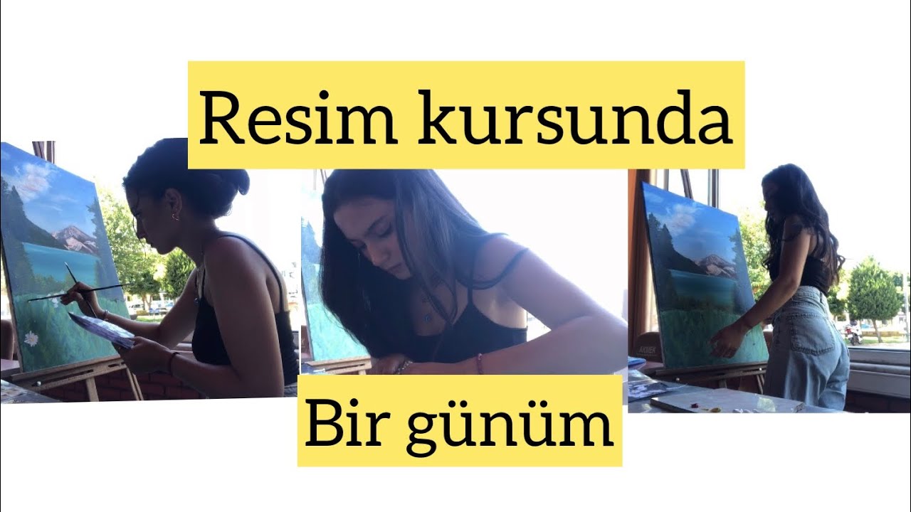 KEDİNİN ELİNE FIR&Ccedil;A VERMEK Mİ? (Resim Kursu Vlog)