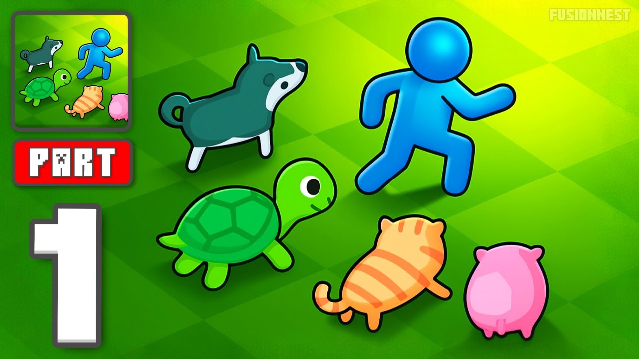 Zookemon - Gameplay Walkthrough Part 1 - Catch Train And Battle (iOS, Android)