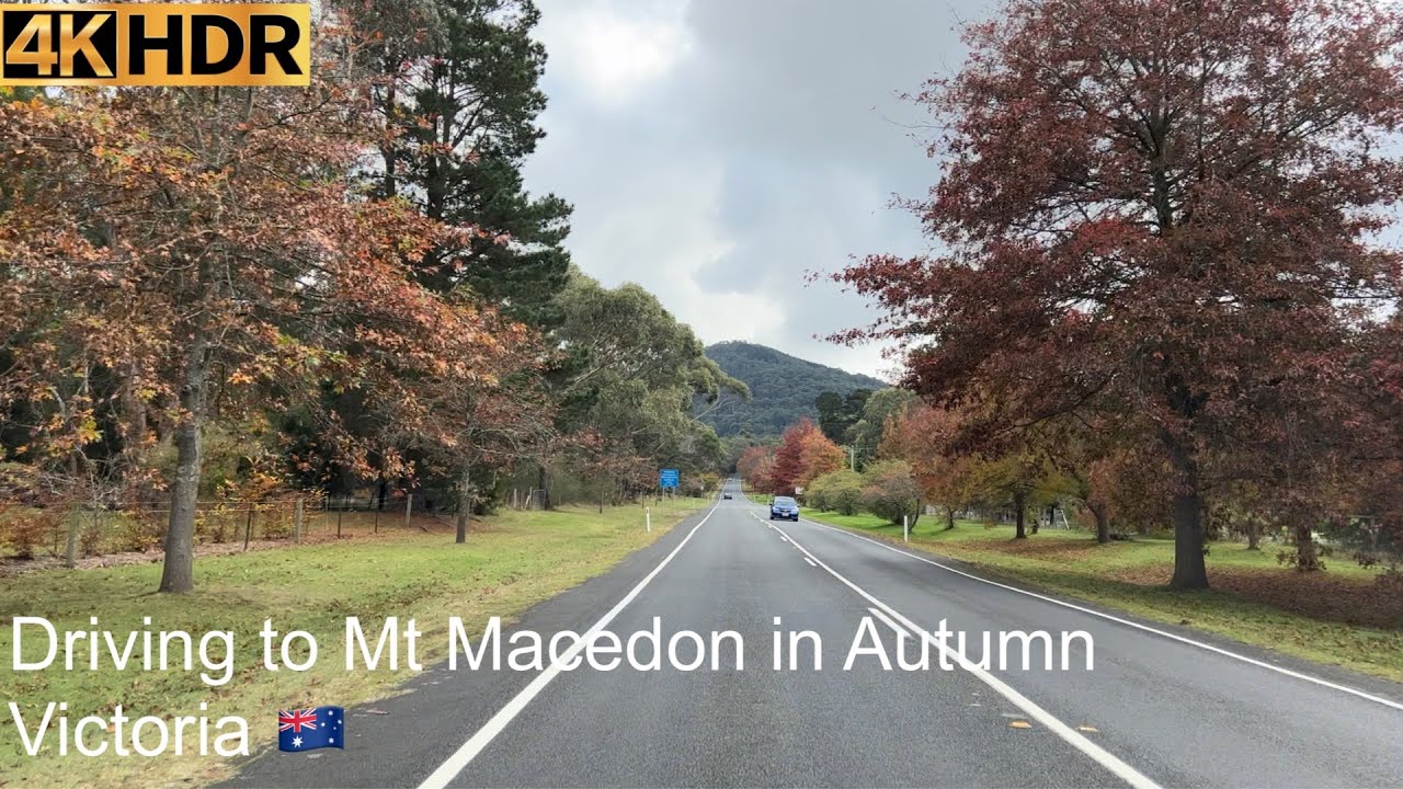 Driving Melbourne to Mt Macedon | Victoria Australia | 4K HDR