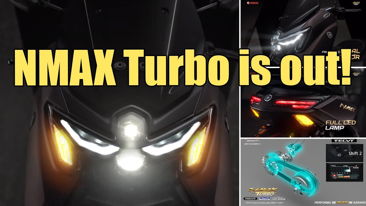 Ang Newest NMAX version is out!  The NMAX Turbo!