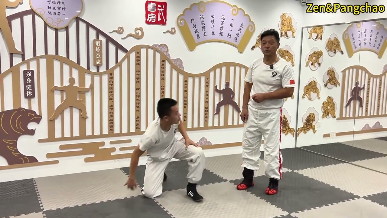Wang tongqing teaching 小德合 xiaodehe, close to dropped Ouchi Gari #shuaijiao #wangtongqing #xiaodehe