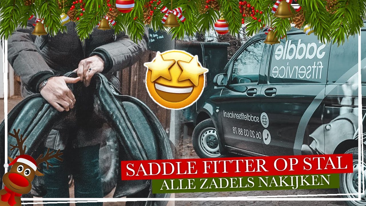 SADDLE FITTER komt langs om ALLE NIEUWE ZADELS na te kijken!! || Paardzoektbaas #Vlogmas