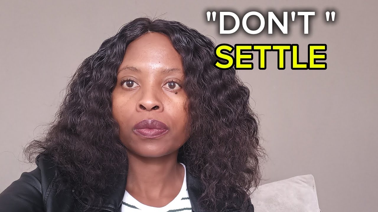 That's Why God didn't Let you Settle.