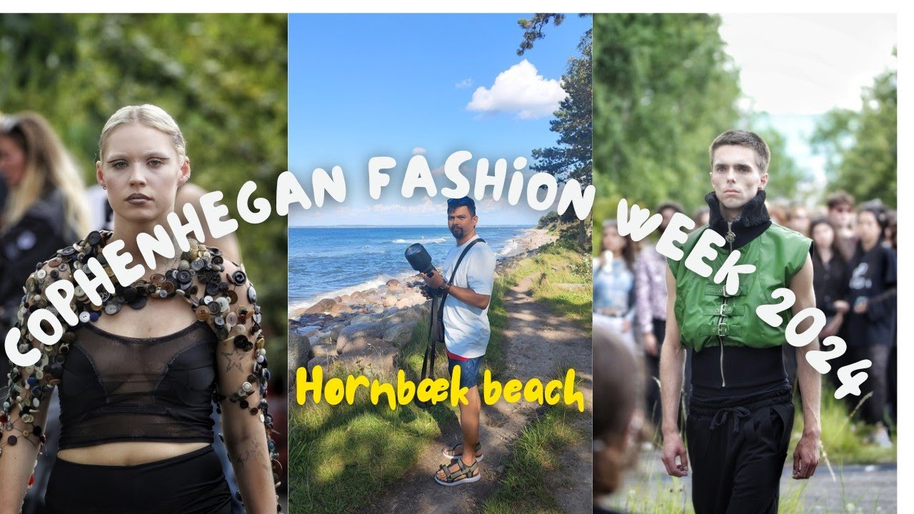 Photoshoot at Copenhagen Fashion Week 2024 | Hornbeak Beach Adventure In Denmark