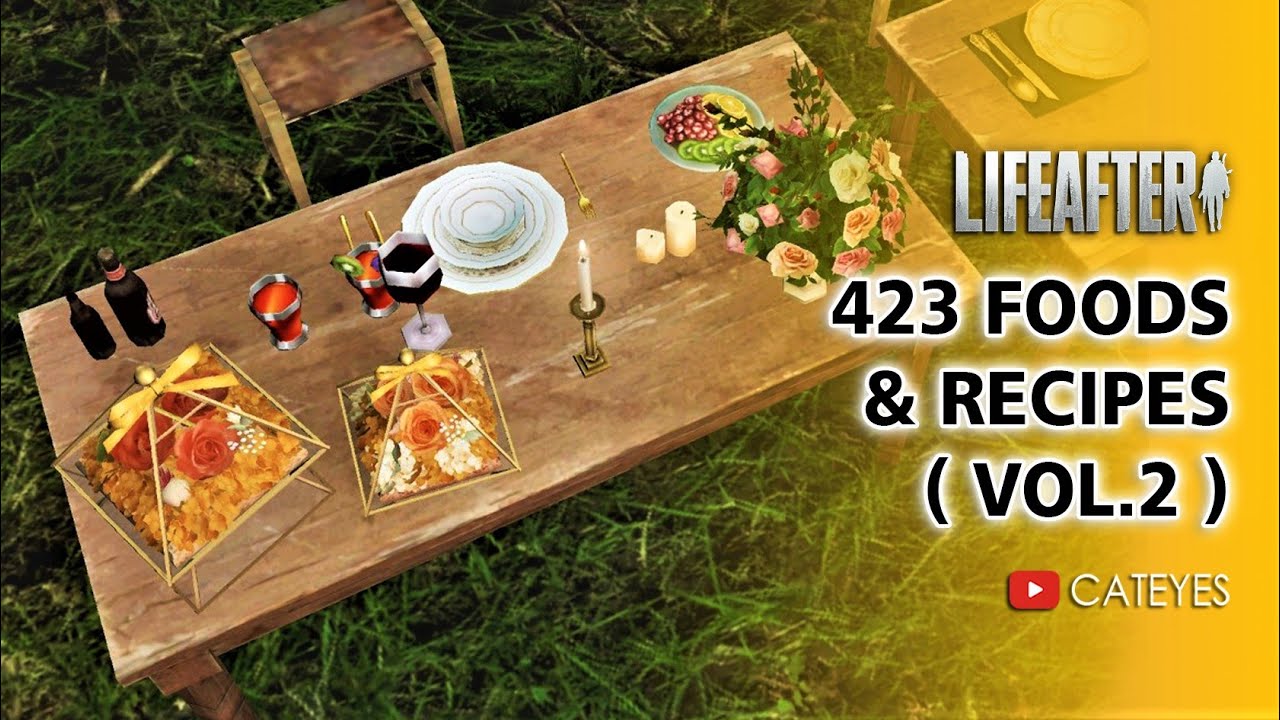 LifeAfter - 🌈 Review : What's new on September? How to Cook and Get 423 Foods + New Recipes - Vol 2