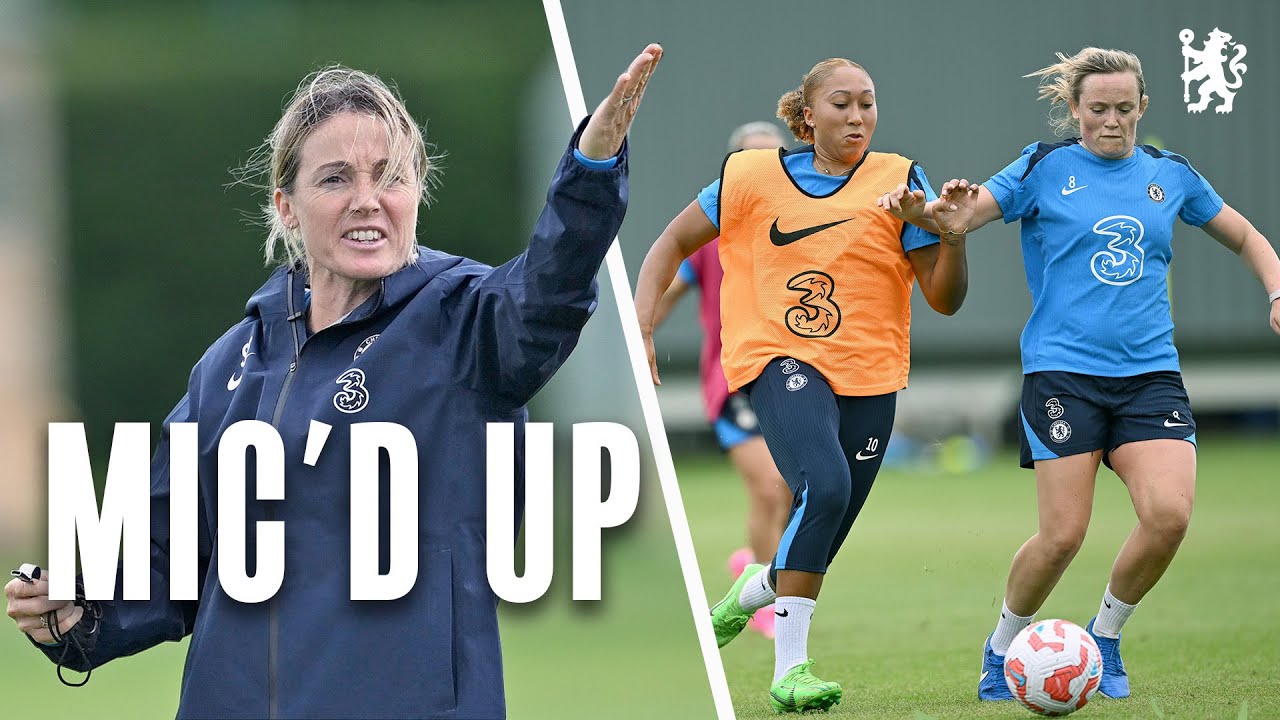 SONIA BOMPASTOR MIC'D UP 🎤 | Women's pre-season training | Chelsea Women 2024/25