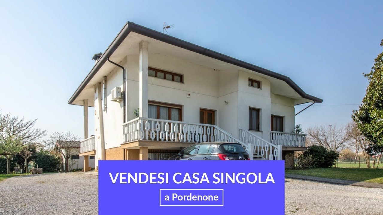 Casa singola con giardino a Pordenone spot