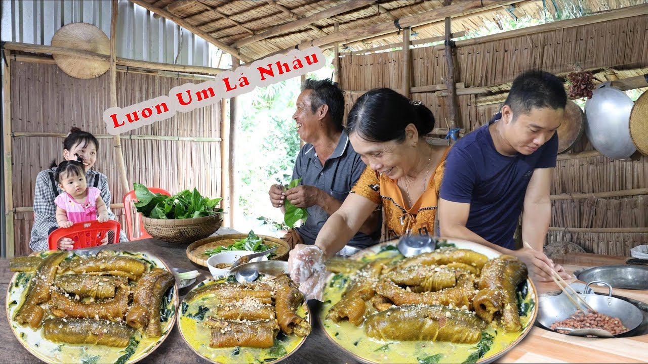 Lươn Um Lá Nhàu Nước Cốt Dừa Bữa Cơm Dân Dã Ấm Lòng Ngày Mưa | KBMQ
