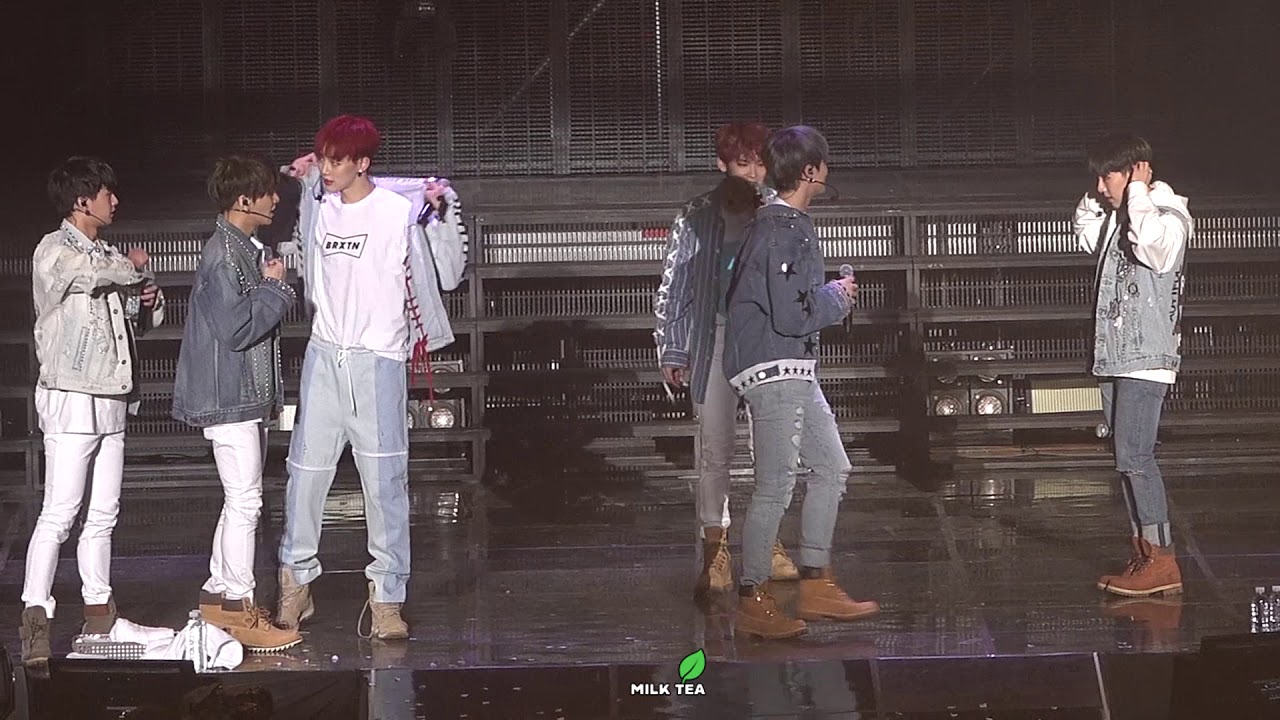 [직캠] 180203 JBJ 정말 바람직한 콘서트 멘트3+옷갈아입기게임