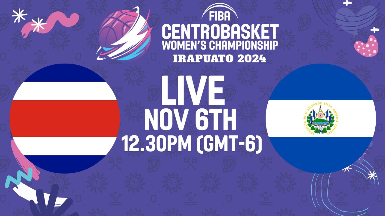 Costa Rica v El Salvador | Full Basketball Game | FIBA Centrobasket Women's Championship 2024