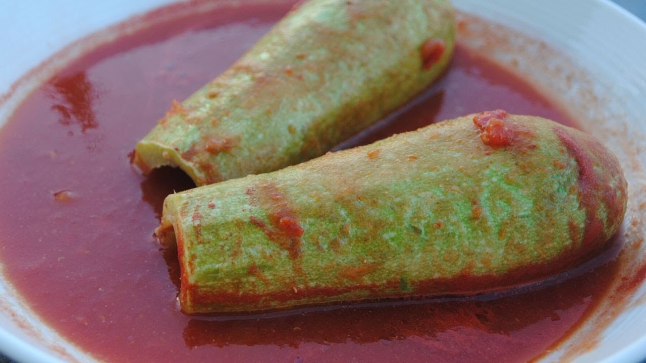 Рецепт ливанских фаршированных кабачков (Махши Коуса).