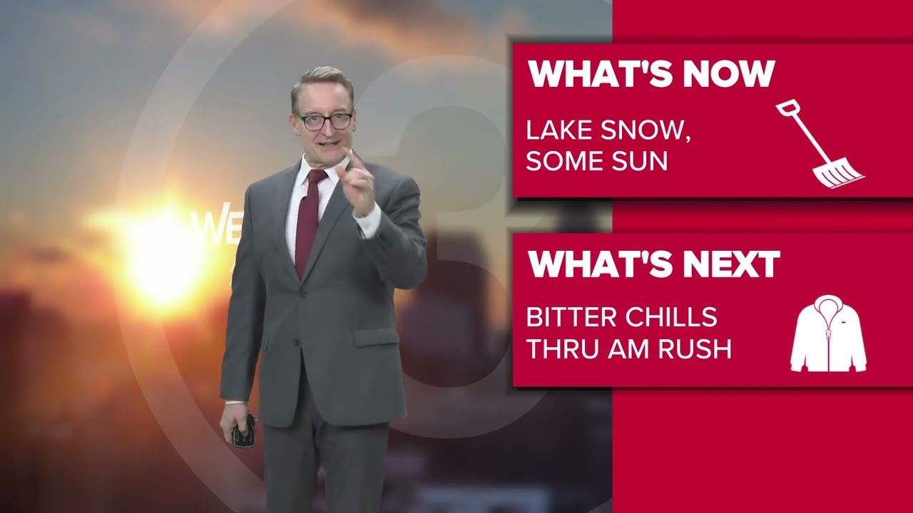 Cleveland area weather forecast: Winds increase, some snow Tuesday and bitter cold all week