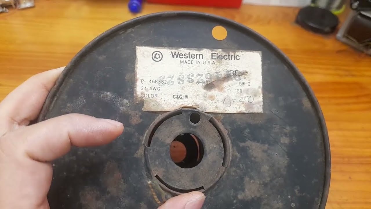Dây Western electric 24awg dây đôi (75k/1met)