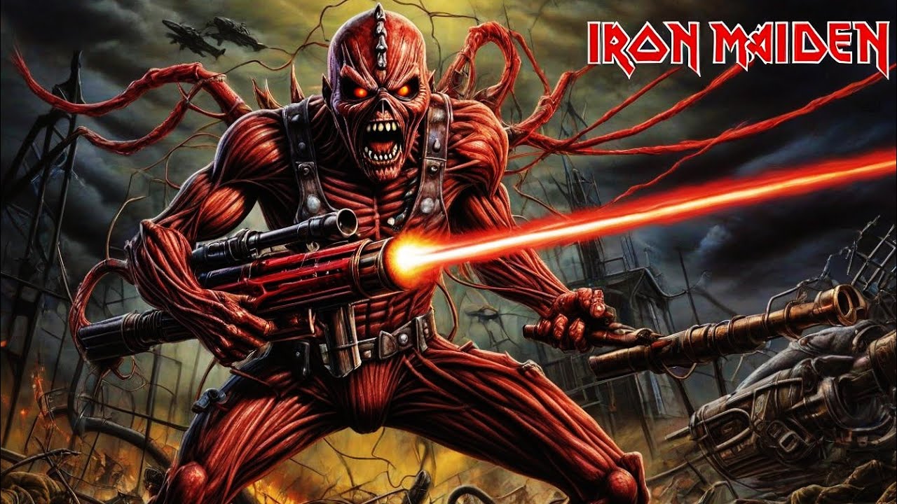 Maiden Eddie Clip 🤘🇨🇭🤘Paschendale Created M.B Eddie Red Aliens