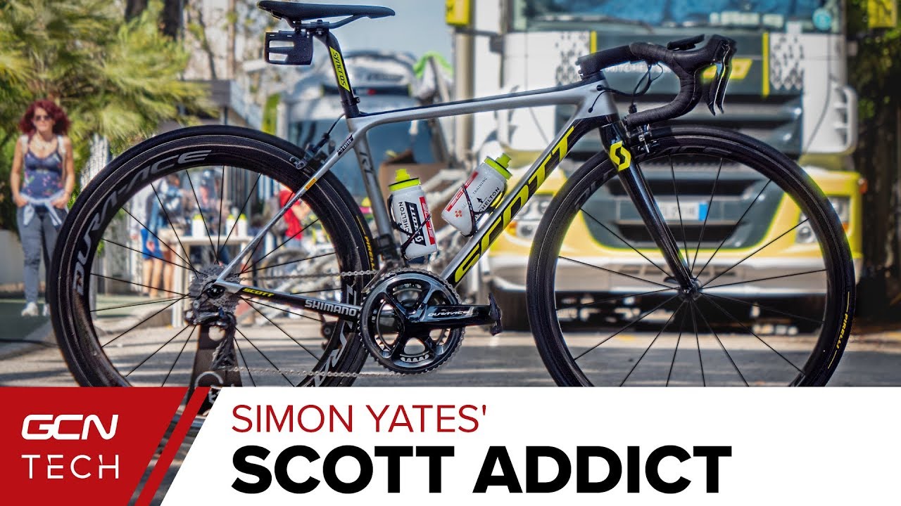 Simon Yates' SCOTT Addict Race Bike | Michelton SCOTT Pro Bike