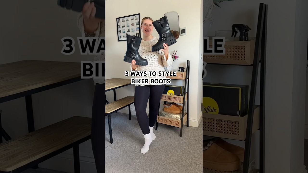 Need some styling inspo for your biker boots? We got youuu! 💚 #bikerboots #winterboots #boots