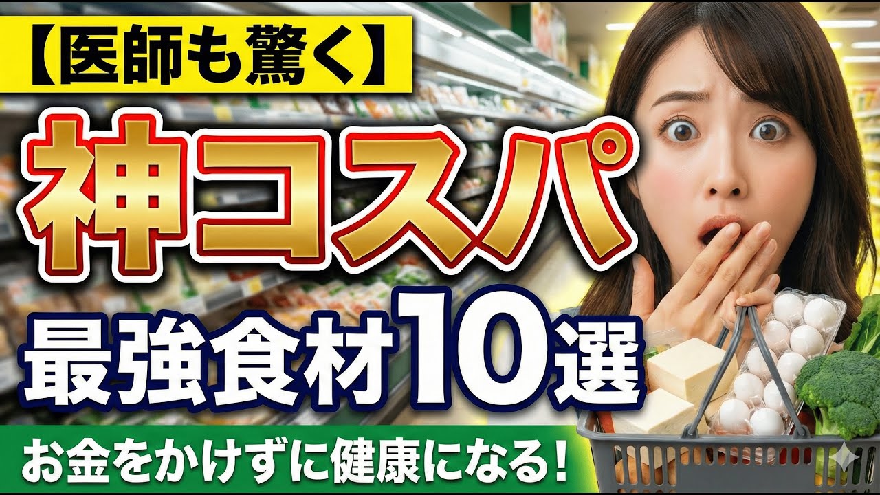 お金をかけずに健康になる！医師も驚く「神コスパ」最強食材10選