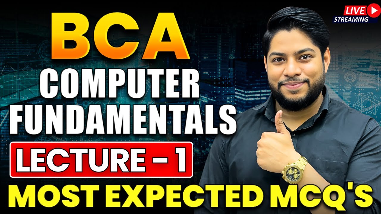 BCA Entrance Exam Computer Fundamentals💥Most Important 20 Questions ✅SET -1