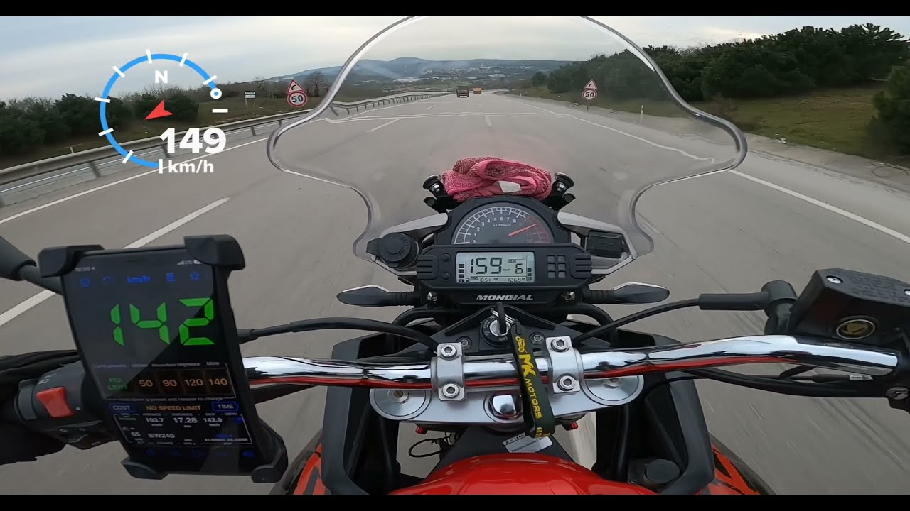 Mondial Rx3i Evo 2019 GPS top speed vol.2 (Kadran 160 - Gps 149)