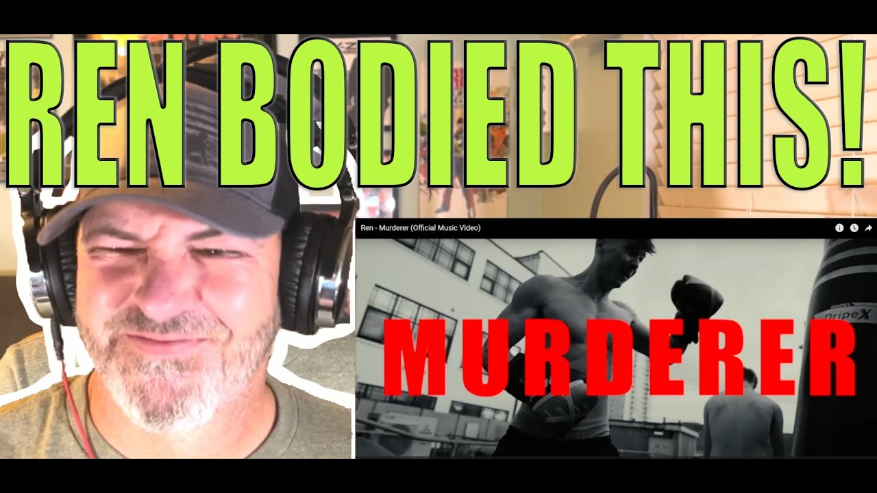 American ARMY VETERAN First time watching UK Rapper REN - Murderer