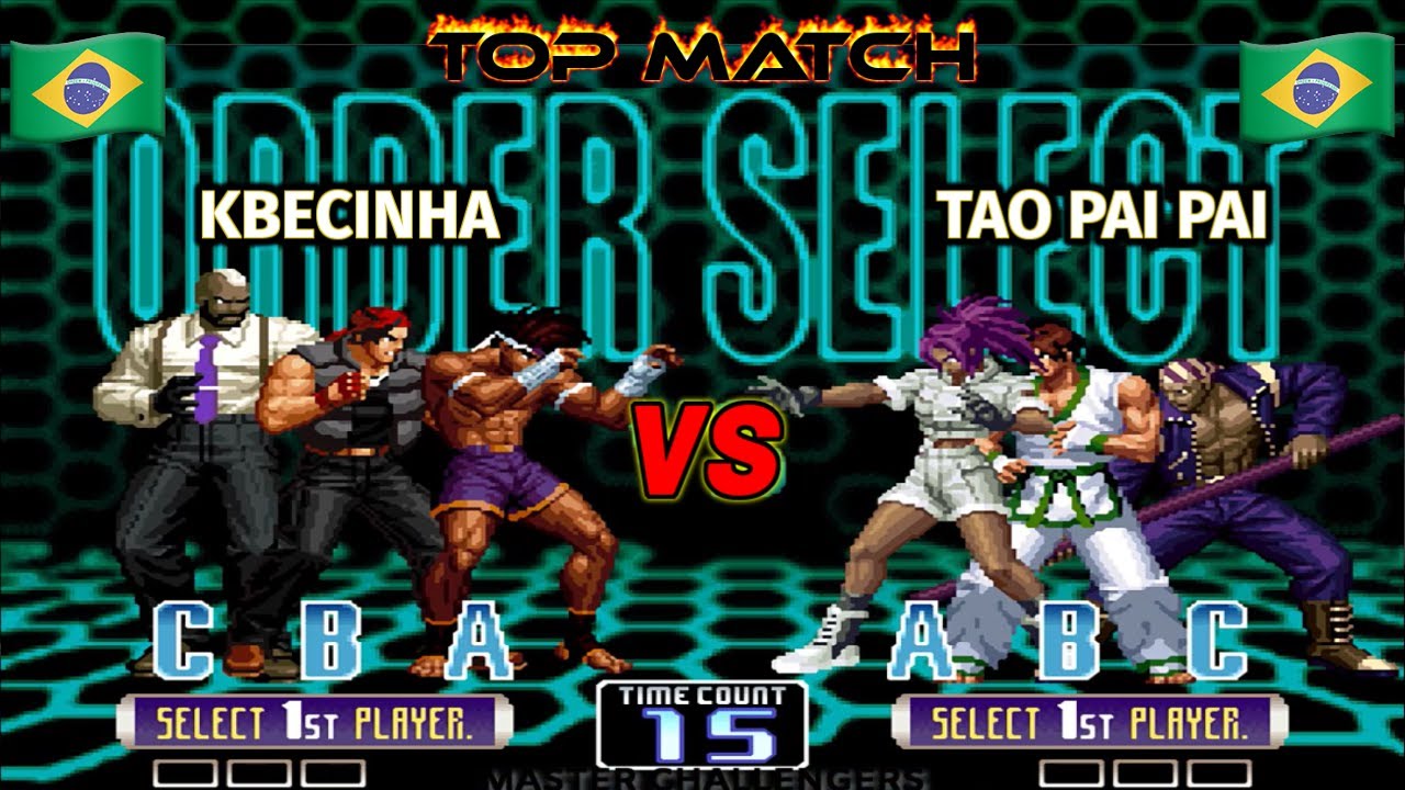 KBECINHA vs MESTRE TAO PAI PAI ¡Super Match! KOF 2002