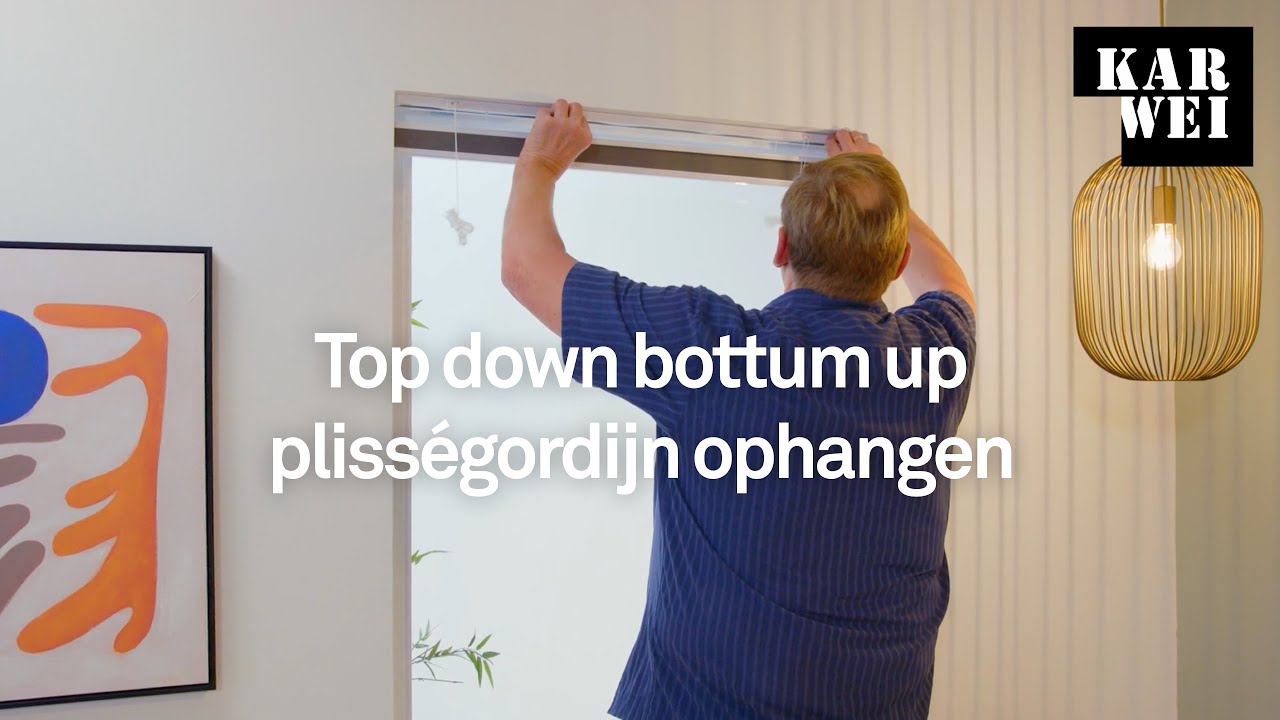 KARWEI | Top down bottum up plisségordijn ophangen