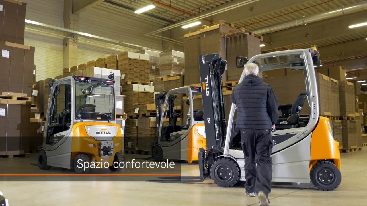 Carrello elevatore elettrico RX 20 &ndash; Un posto di lavoro ergonomico