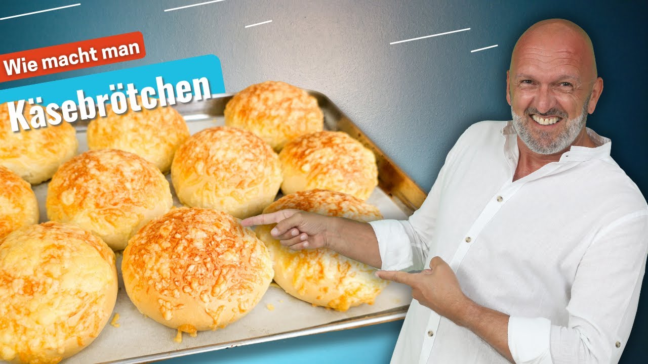 Käsebrötchen - ganz einfach selber machen - Anfängerfreundlich!