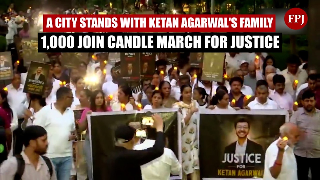 Justice for Ketan: Pune Residents Hold Massive Candle March for Ketan Agarwal