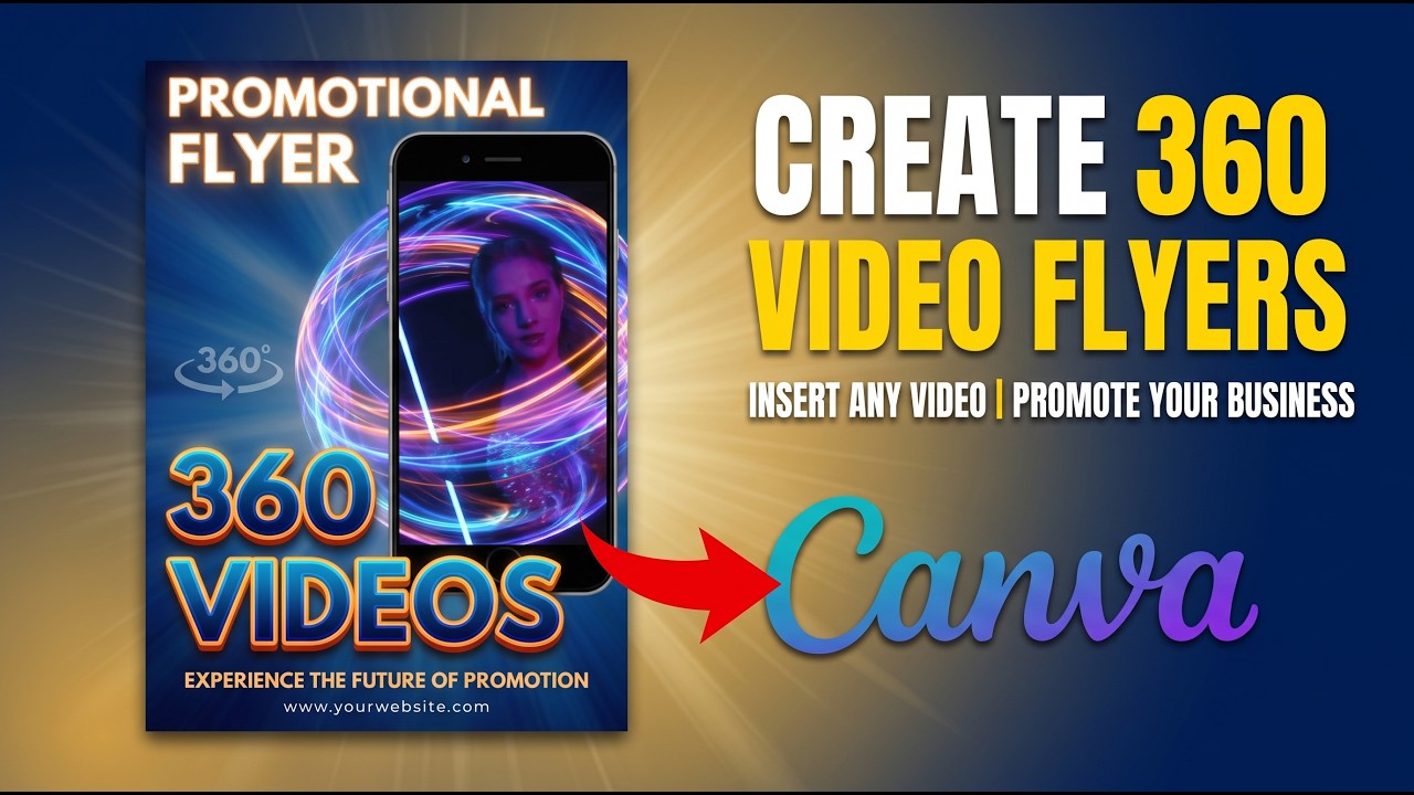 Creating 360 Video Flyers In Canva For Your Photo Booth Business