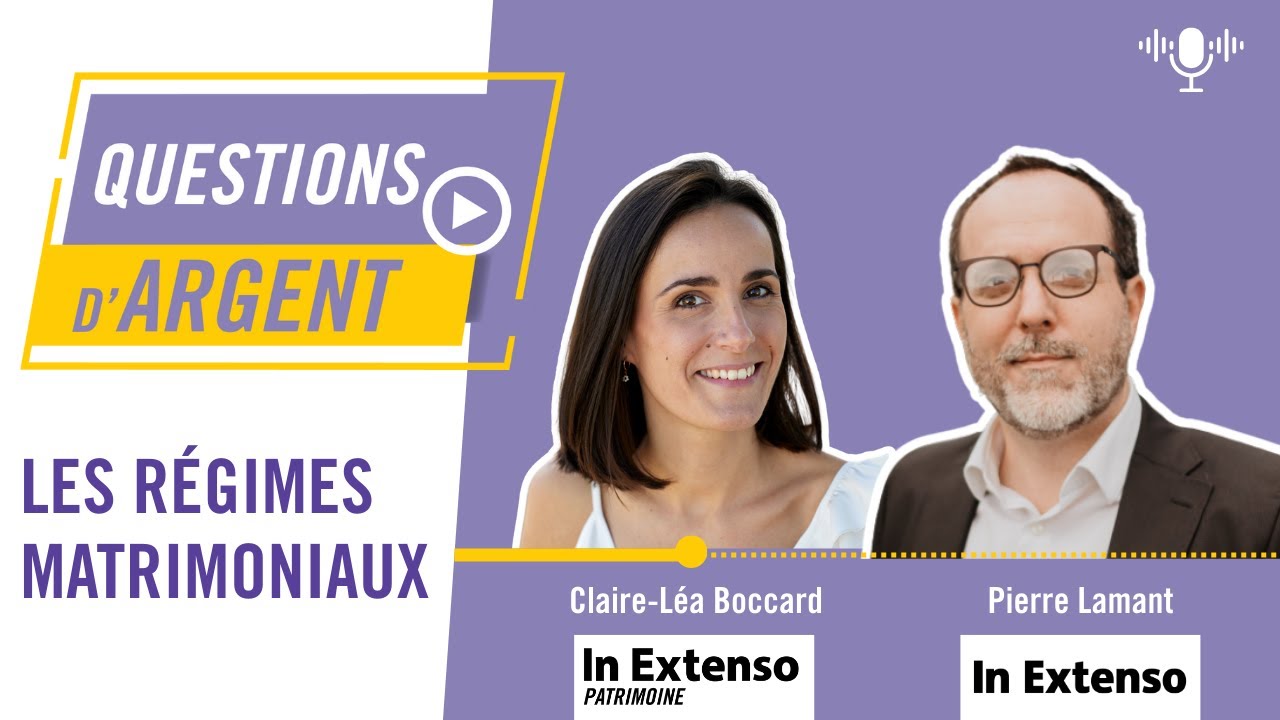 QUESTIONS d'ARGENT - Les r&eacute;gimes matrimoniaux