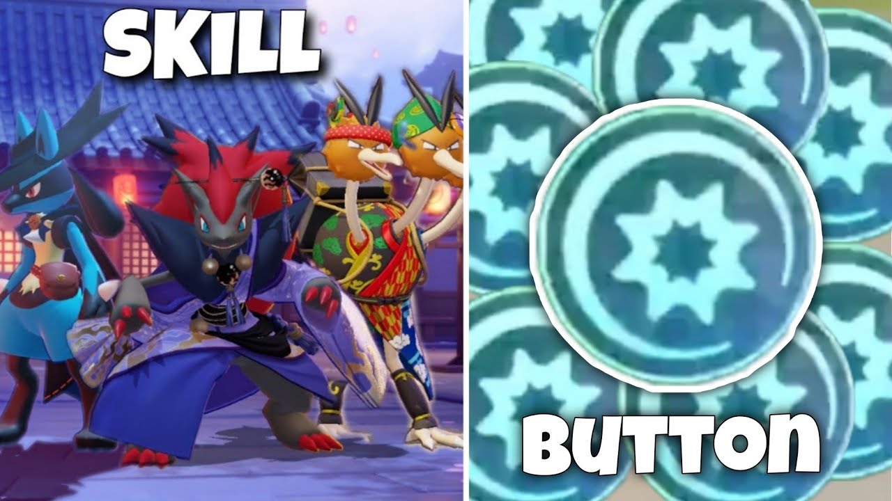TOP 5 SKILL VS BUTTON GAMING POKEMON...