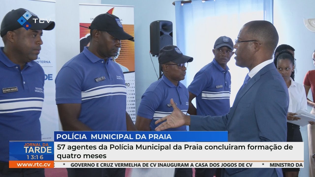 57 agentes da Polícia Municipal da Praia concluíram formação de quatro meses