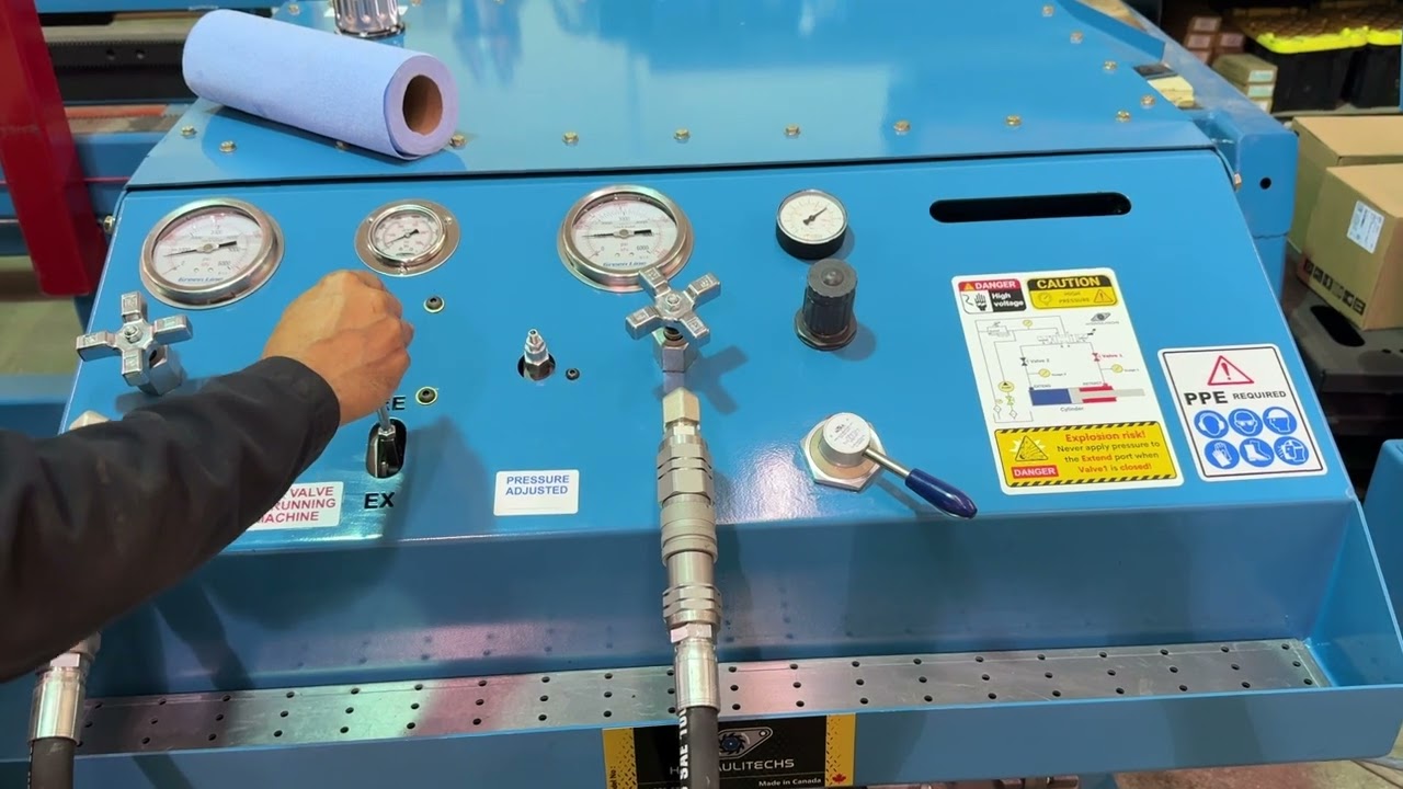 THP cylinder test unit