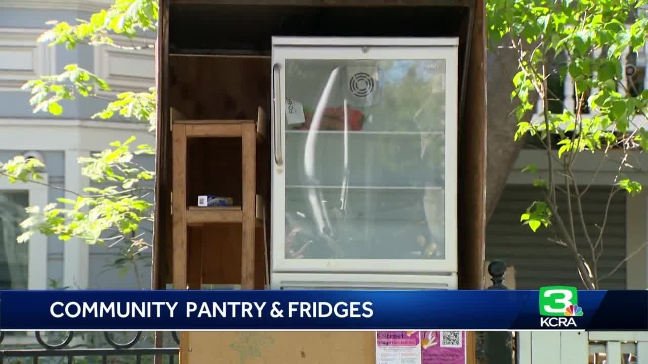 As thousands go back to food banks, one Sacramento organization installs community fridges
