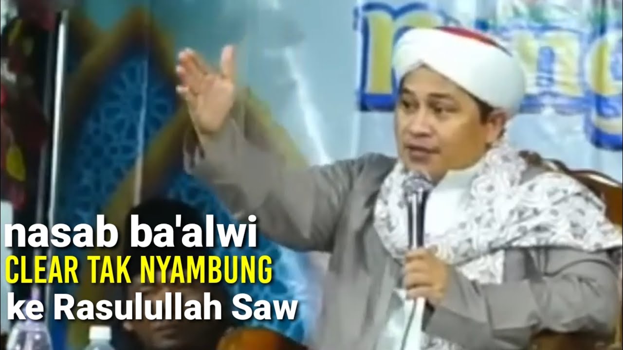 KH Imaduddin Utsman Al Bantani , nasab ba'alwi clear tak tersambung, hentikan pembelokan sejarah now