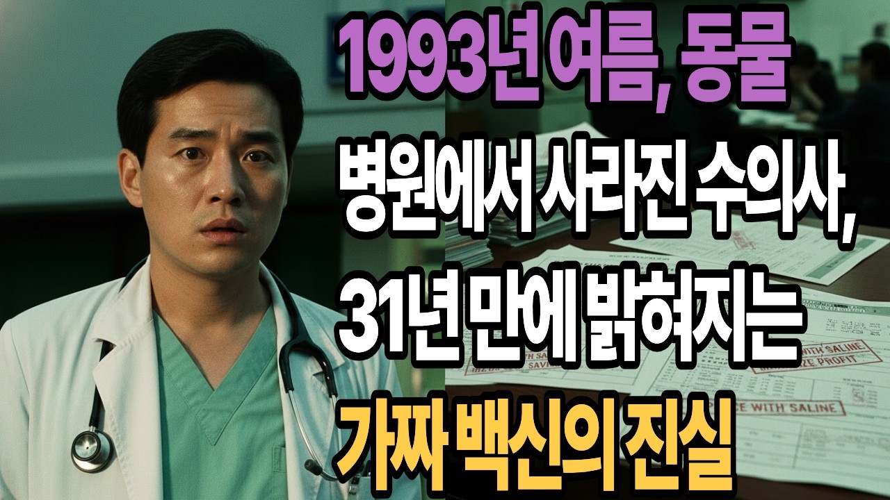 1993년 여름, 동물병원에서 사라진 수의사, 31년 만에 밝혀지는 가짜 백신의 진실