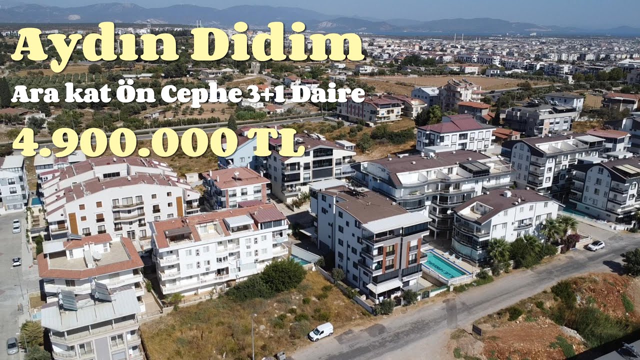 Aydın Didim Satılık 3+1 Daire | Ön Cephe, Arakat, Asansörlü Modern Bina