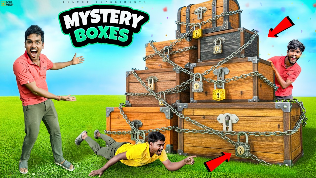 Unboxing 50 Mystery boxes worth ₹100000 🔥🔥 Telugu Experiments