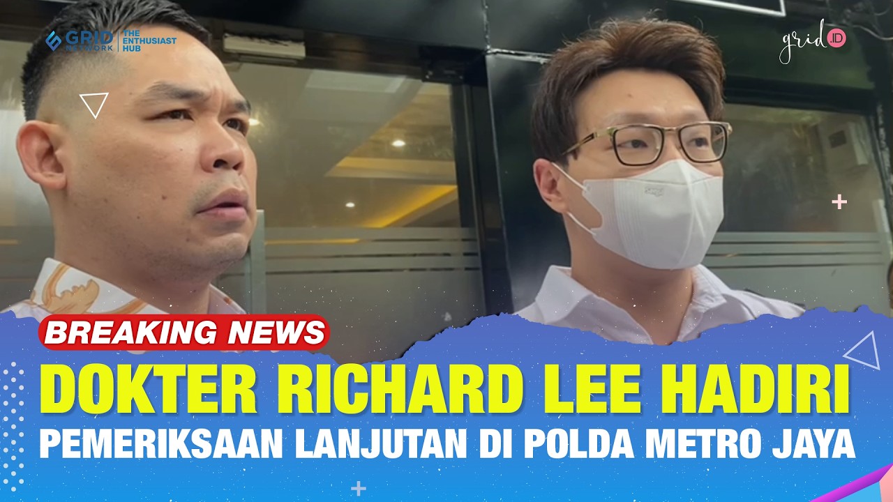 Detik-detik Dokter Richard Lee Tiba di Polda Metro Jaya untuk Pemeriksaan Lanjutan
