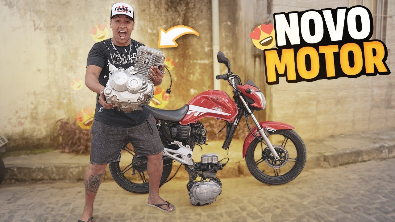 COLOQUEI O MOTOR 160 NA MINHA CG 150